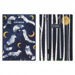 Тетради B5 (179х250мм) 60л НАБОР 2шт. сшивка в точку SoftTouch, 70г/м, НОЧЬ, BRAUBERG, 403829