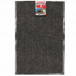 Коврик входной ворсовый влаго-грязезащитный LAIMA 40*60см ребристый, толщ 7мм, черный,602863  