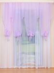 Дизайнерская штора Инга сиреневый 400*220 см