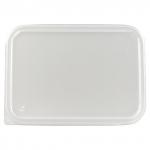 Крышка для одноразового контейнера 186х132мм, КОМПЛЕКТ 50 шт, прозрачные, ПП, ЮПЛАСТ, шк418