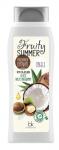 Fruty Summer Крем-гель для душа  кокос масло макадамии 500 мл/15