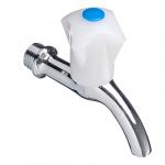 FRESSO Кран водоразборный кор. излив, ручка пластик, 1/2", цинк