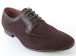 1912-58A-72 BROWN Полуботинки мужские (натуральная замша)