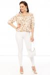 Блуза "Крестьянка" (нежный персик) Б2317