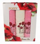 Набор полотенец женских с вышивкой Турция, 22/499,  Паппи 3 предмета 50*90-2шт+70*140