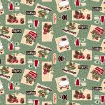 Набор вафельных полотенец 3 шт 35/70 см 366-7 Шоколадный