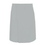 Вафельная накидка на резинке для бани и сауны Премиум женская с широкой резинкой цвет белый