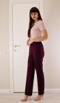 Брюки Классика резинка вискоза бордо