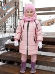 6з3821 Пальто для девочки   (СВ принт)