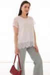 Блуза "Габи" (белая, кружево) Б2349