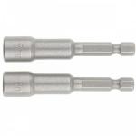 Биты с торцевыми головками 8x65 мм, 2 шт.// Matrix