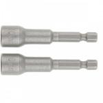 Биты с торцевыми головками 10x65 мм, 2 шт.// Matrix