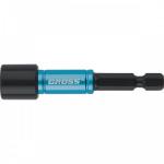 Бита с торцевой головкой, магнит, Nut-Driver, 10 мм, S2// Gross