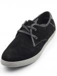 60010A-1 BLACK Полуботинки мужские (натуральная замша)