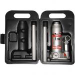 Домкрат гидравлический бутылочный, 2 т, h подъема 181–345 мм, в пласт. кейсе// Matrix