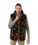 Жилет арт.1117-03 КОМБИ Камуфляж коричневый/отделка коричн.