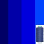 Нитки швейные синие оттенки