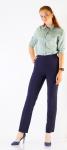 Брюки Классика резинка анжелика синие