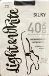 Light&White Silky 40 DEN черн. Носки