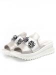 81105-2 SILVER Босоножки женские (натуральная кожа)