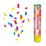 Пневмохлопушка Веселуха, 100 см. Конфетти бумажн разноцвет 82100