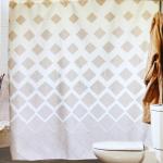 "Miranda" штора для ванной тканевая 180х200 см "Ибица, голубой", 100% п/э (Турция)