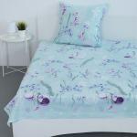 Комплект простыня 1.5 сп + 1 нав. 70/70 поплин 9212 основа