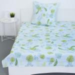 Комплект простыня 1.5 сп + 1 нав. 50/70 поплин 9024/1 основа