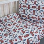 Постельное белье в детскую кроватку 1867 с простыней на резинке