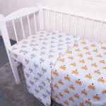 Постельное белье из поплина в детскую кроватку 1824/1+1824/2