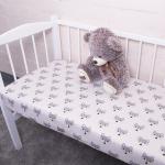 Постельное белье из поплина в детскую кроватку 1824/1+1824/2