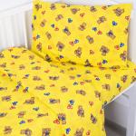 Постельное белье в детскую кроватку 609/4-1 желтый ГОСТ
