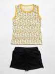 Безрукавка+шорты на девочку "Бананы"