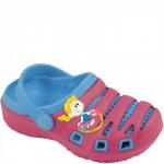 1632 фукс/гол Пляжная обувь для девочек (24-29)/18