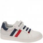 201P-DK-1823 бел Полуботинки для мальчиков (27-32)/12