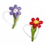 13A80111-1-3 "Цветок&Сердечко" wool h11cm 2/40уп