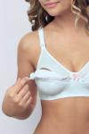 Бюстгальтер белый для беременных и кормящих