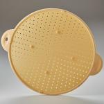 3 в 1: защитный экран, подставка и дуршлаг x28,5 см силиконовый BE-0341S бежевый