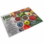 Доска разделочная 30х40 см стеклянная ДВ7-006 100 килокалорий