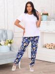 Брюки Латифа  (цветы)