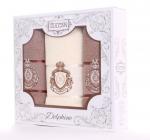 Набор полотенец махровых Гюрсан Турция, 22/710, Delphine, 3 предмета 50*90 - 2 шт+70*140