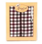 Набор полотенец махровых Клетка Гранд Стиль в коробке, 2 предмета 34*76 (арт.K717)