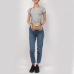 Визитница Croco-В-202 с хлястиком  (18листов)  натуральная кожа черный игуана (76)   226036