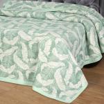 Жаккардовое покрывало (хлопок) Злата зеленая