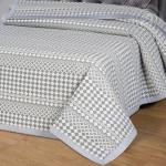 Жаккардовое покрывало (хлопок) Лагуна синяя