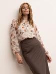 Блузка с цветочным принтом