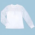 *Водолазка для девочки с кружевами