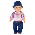Джинсы, панама и кофта для куклы Baby Born ростом 43 см