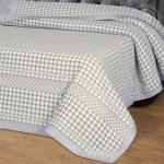 Жаккардовое покрывало (хлопок) Лагуна серая