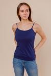 Женская майка B162 темно-синяя